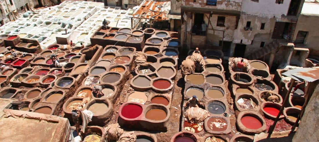 Explore the Vibrant Marrakech Tanneries